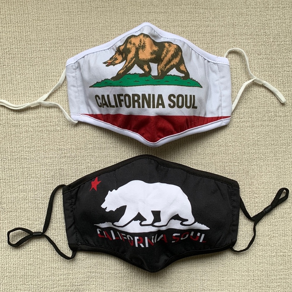 NWOT | California Logo Face Mask 2pcs
